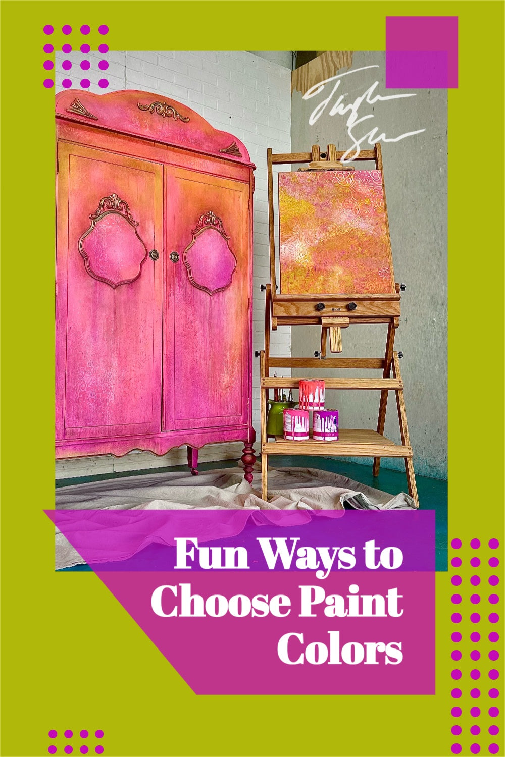 Choosing Paint Colors for Furniture in Unexpected Ways Tanglewood Works