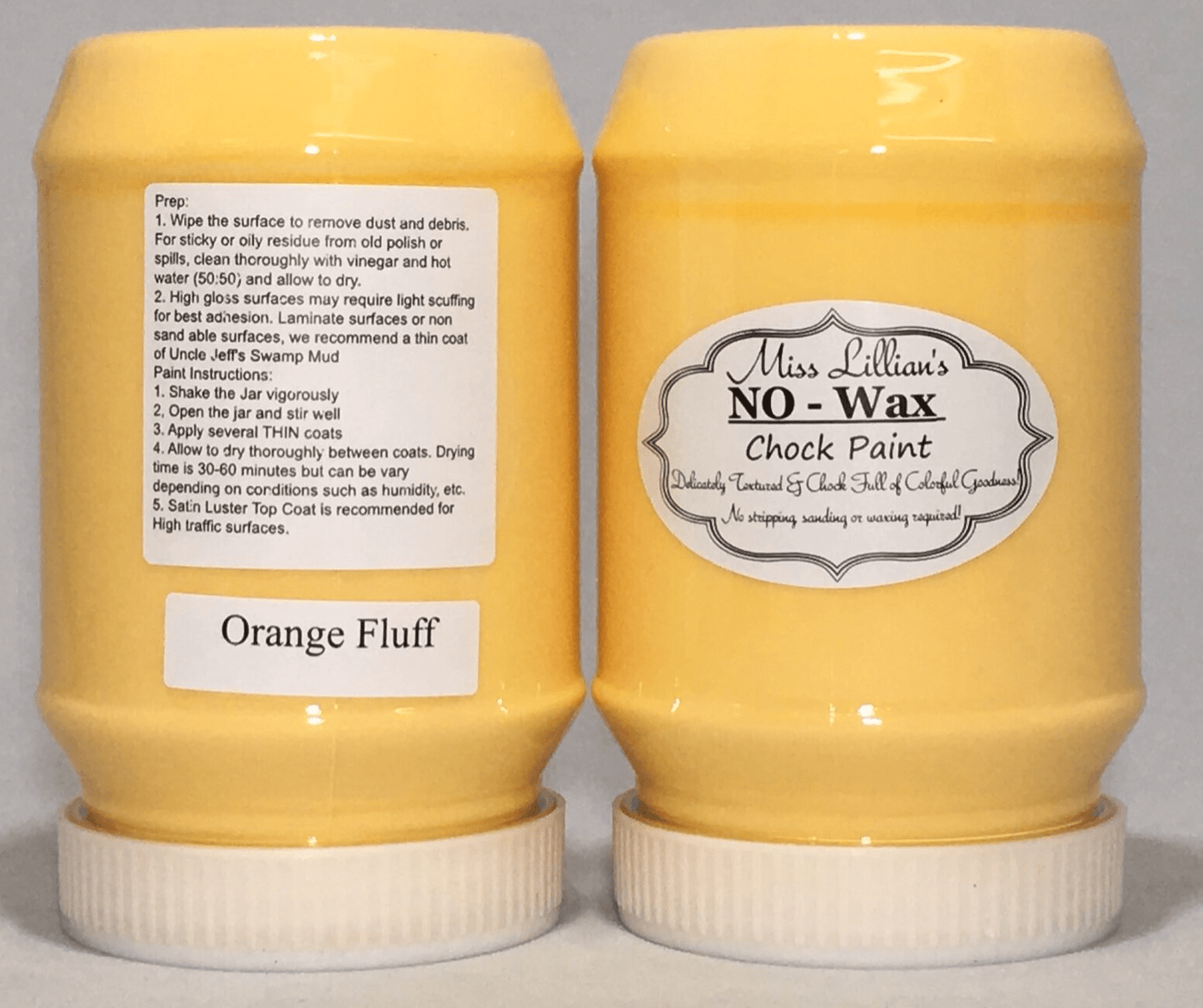 Miss Lillians Chock Paint Miss Lillians Chock Paint Miss Lillian's NO WAX Chock Paint - Orange Fluff Miss Lillian's NO WAX Chock Paint - Orange Fluff