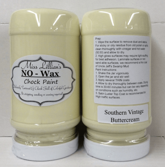 Miss Lillians Chock Paint Miss Lillians Chock Paint Miss Lillian's NO WAX Chock Paint - Southern Vintage Buttercream Miss Lillian's NO WAX Chock Paint - Southern Vintage Buttercream