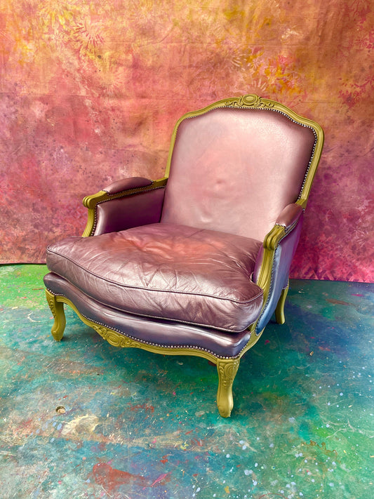 Tanglewood Works Metallic Lavender Chaise Metallic Lavender Chaise