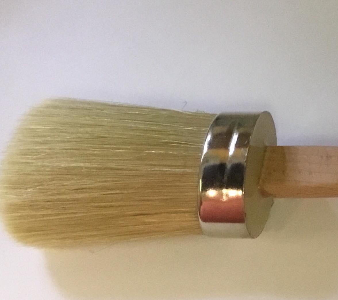 Miss Lillians Chock Paint Brushes 2.5 inch Boar Bristle Chalk Paint Brush