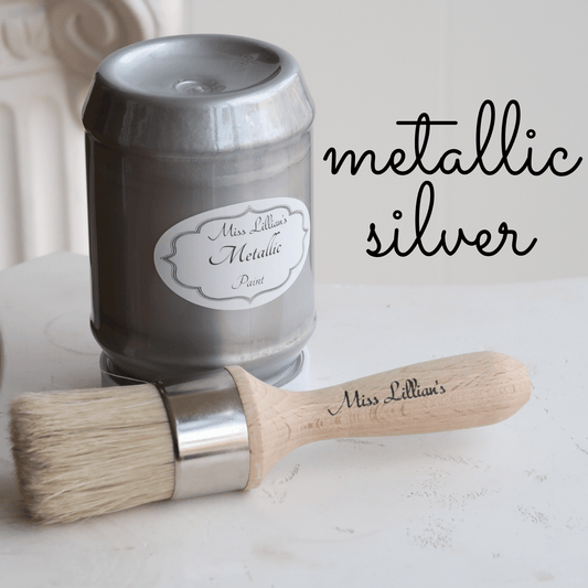 Miss Lillians Chock Paint Chock Paint Miss Lillian's Metallic Paint-Silver