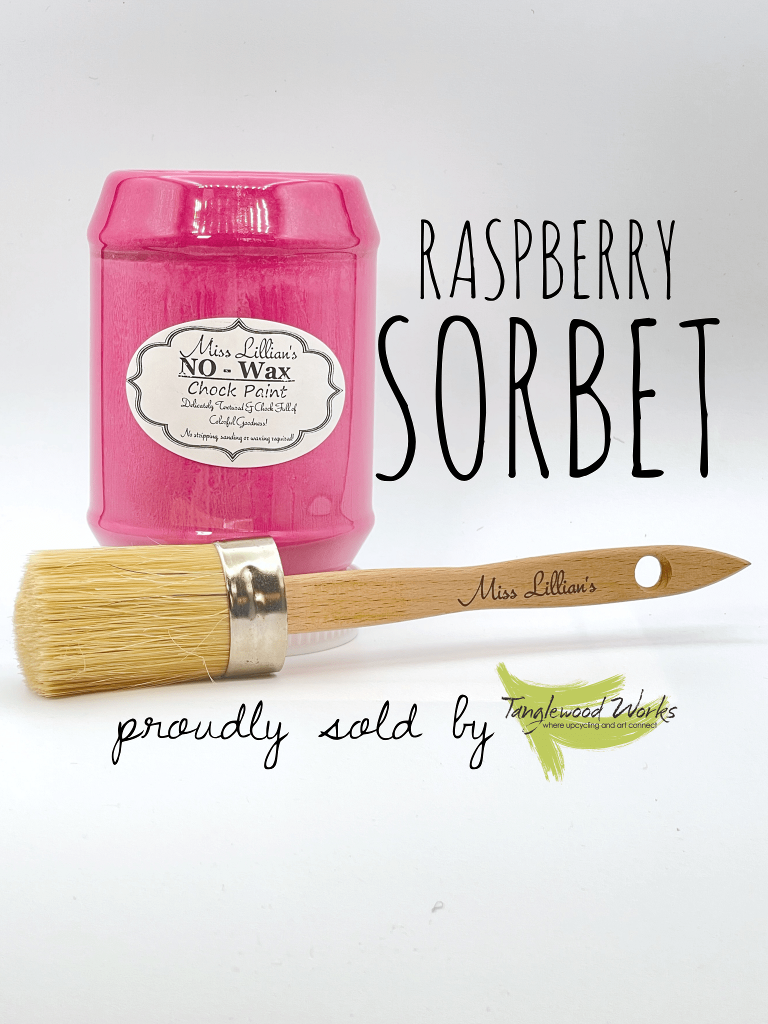 Miss Lillians Chock Paint Chock Paint Miss Lillian's NO WAX Chock Paint - Rasberrry Sorbet