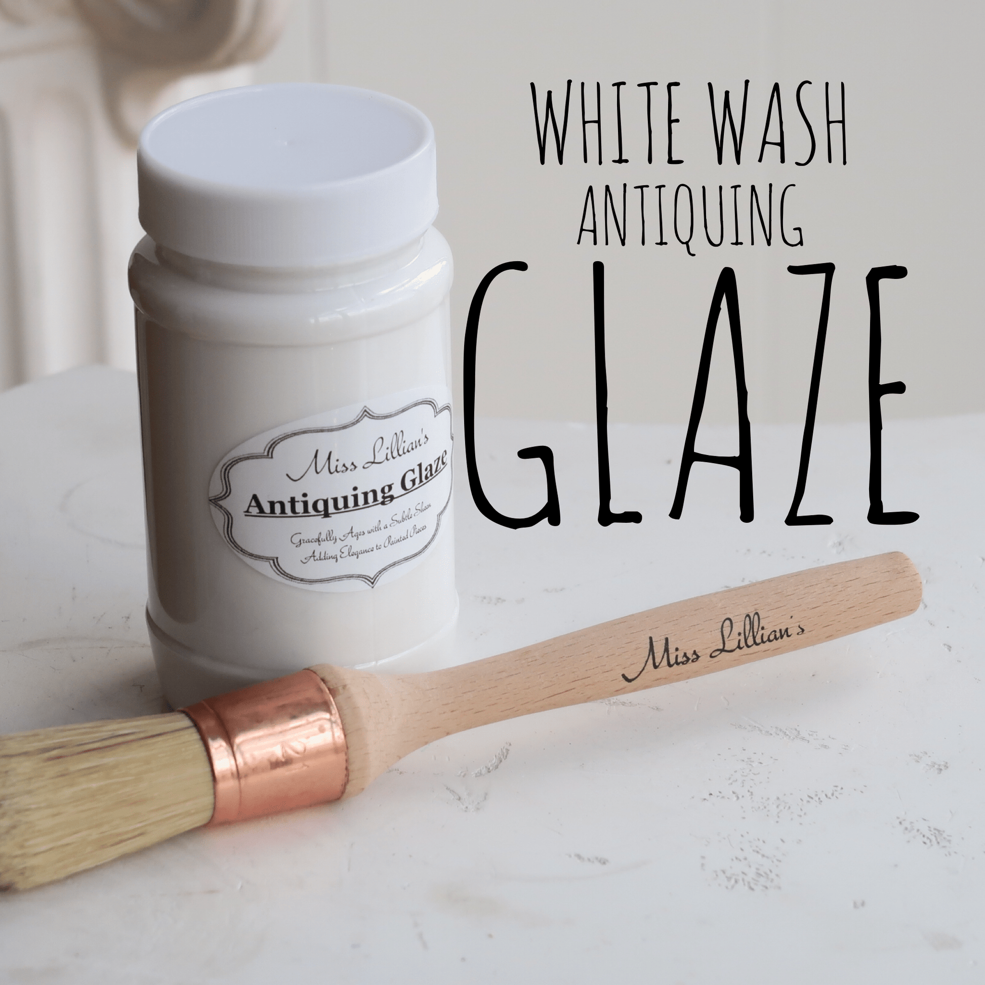 Miss Lillians Chock Paint Chock Paint White Wash Miss Lillian’s Antiquing Glaze