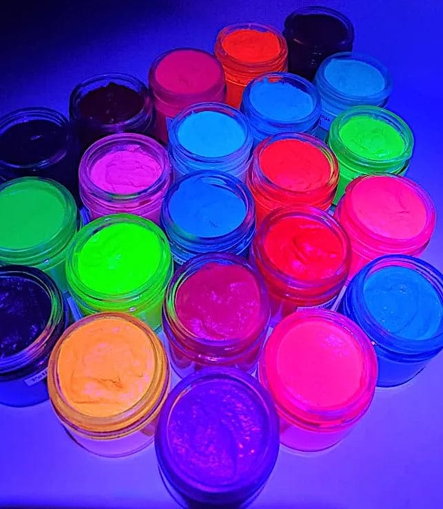 Miss Lillians Chock Paint Neon Waxes AFTERSHOCK-NEON Gilding Wax Jewels (Bright Pink)