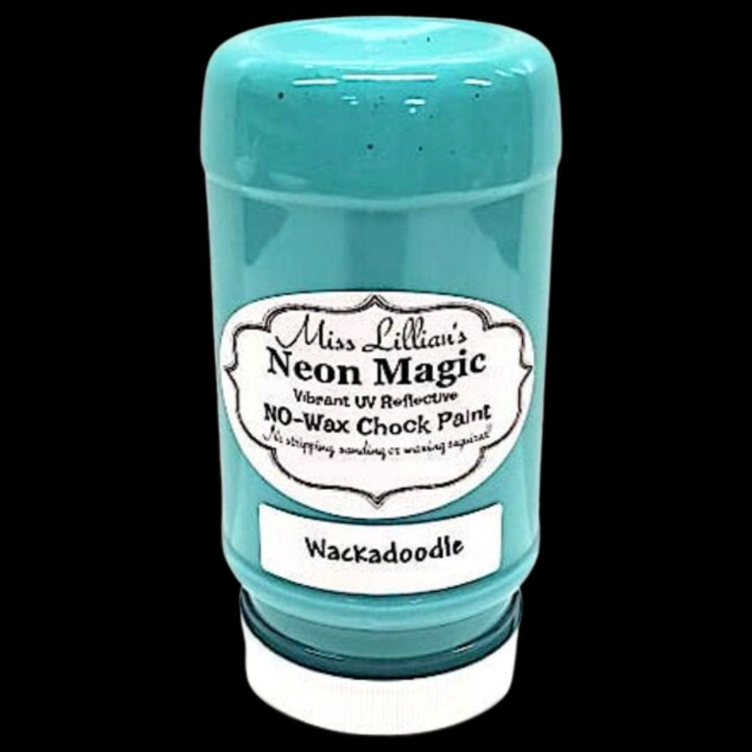 Tanglewood Works 8oz WACKADOODLE-NEON No Wax Chock Paint (Teal)