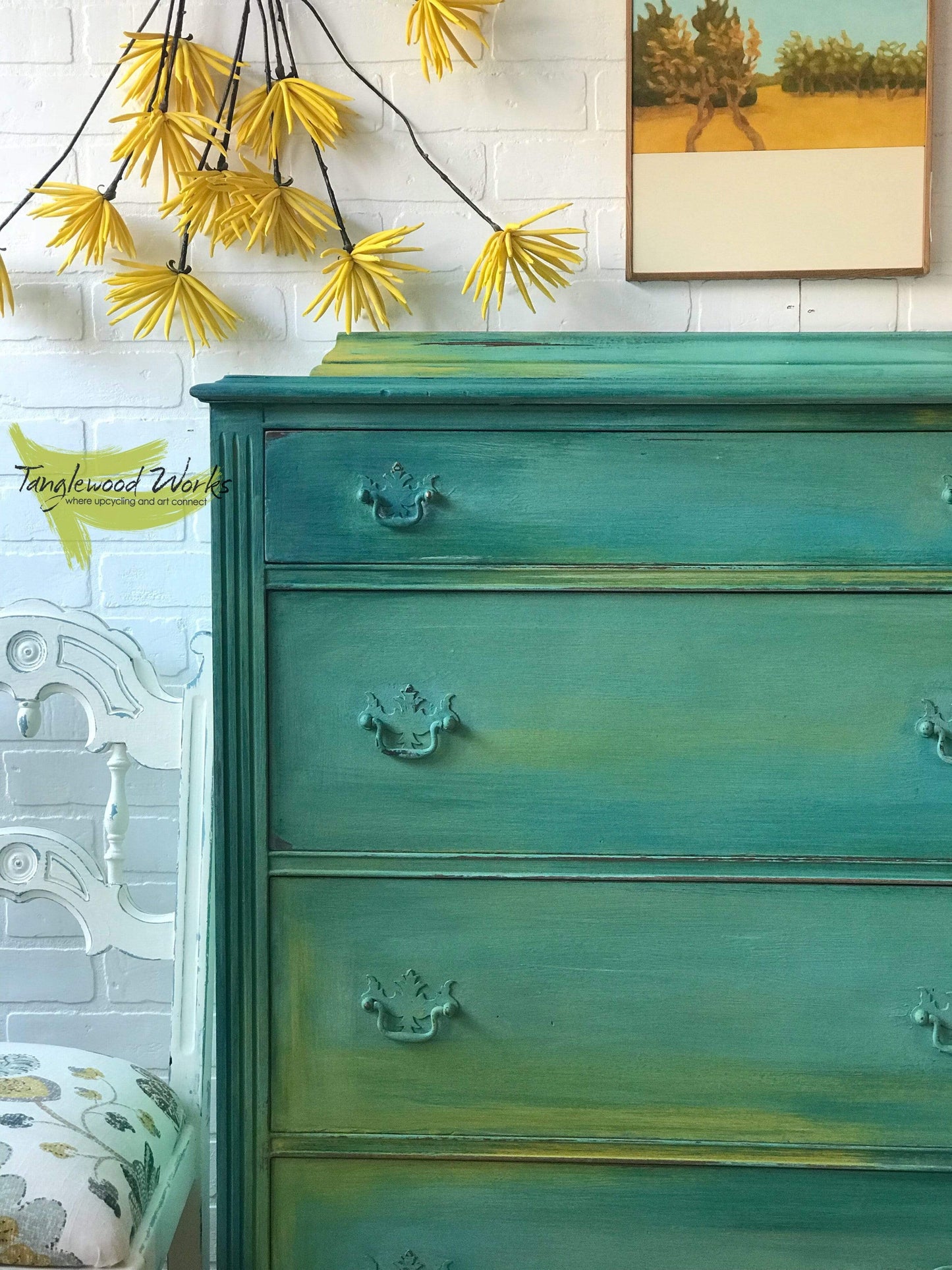 Tanglewood Works DIY Class Custom Furniture Painting