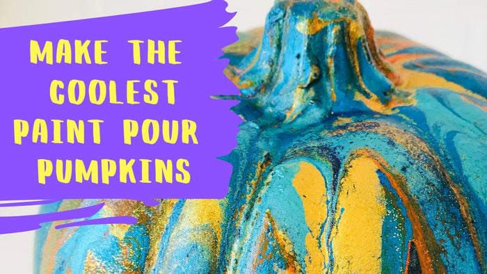 Its Time to Make the Paint Pour Pumpkins!