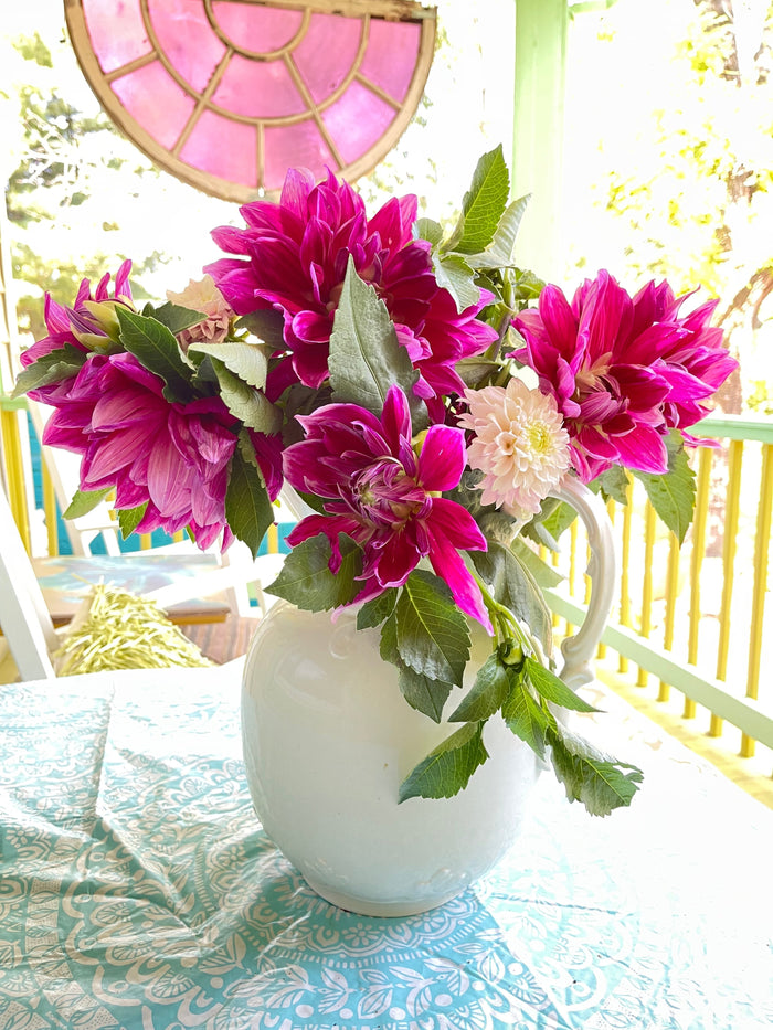 Tanglewood Sue's Hot Pink Dahlia's