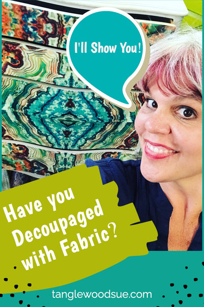 How to Decoupage Furniture with Fabric