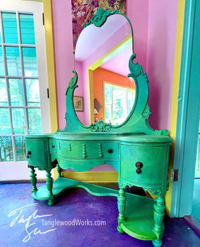 Maximalist Furniture Makeover 