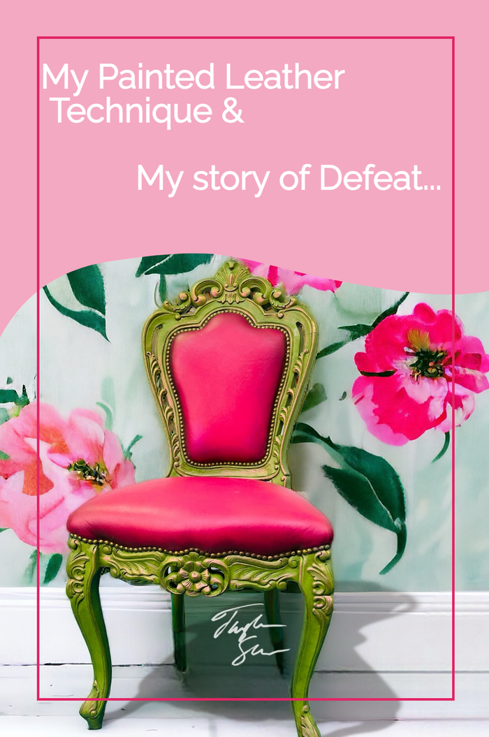 Tanglewood Sue's Painted Leather Chair