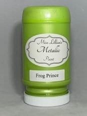 Miss Lillians Chock Paint Metallic Paints 8 Oz Sample Miss Lillian's Metallic Paint - Frog Prince