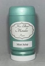 Miss Lillians Chock Paint Metallic Paints 8 Oz Sample Miss Lillian's Metallic Paint - Mint Julep