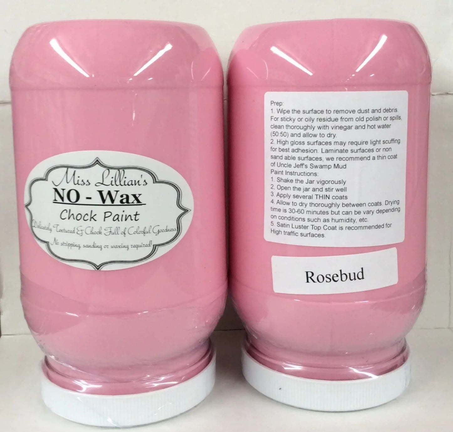 Miss Lillians Chock Paint Miss Lillians Chock Paint 8 OZ SAMPLE Miss Lillian's NO WAX Chock Paint - Rosebud