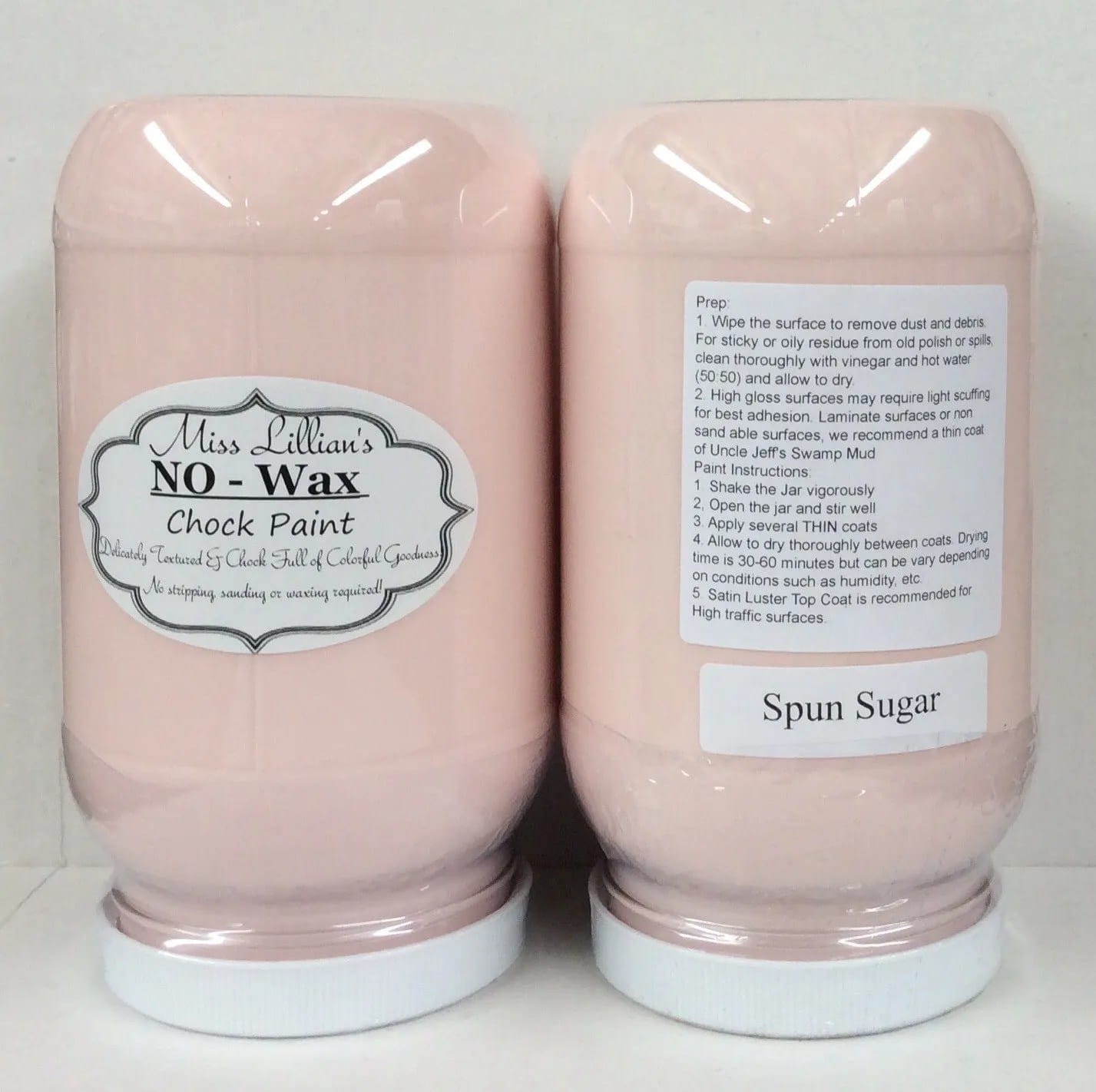 Miss Lillians Chock Paint Miss Lillians Chock Paint 8 OZ SAMPLE / Pink Miss Lillian's NO WAX Chock Paint - Spun Sugar