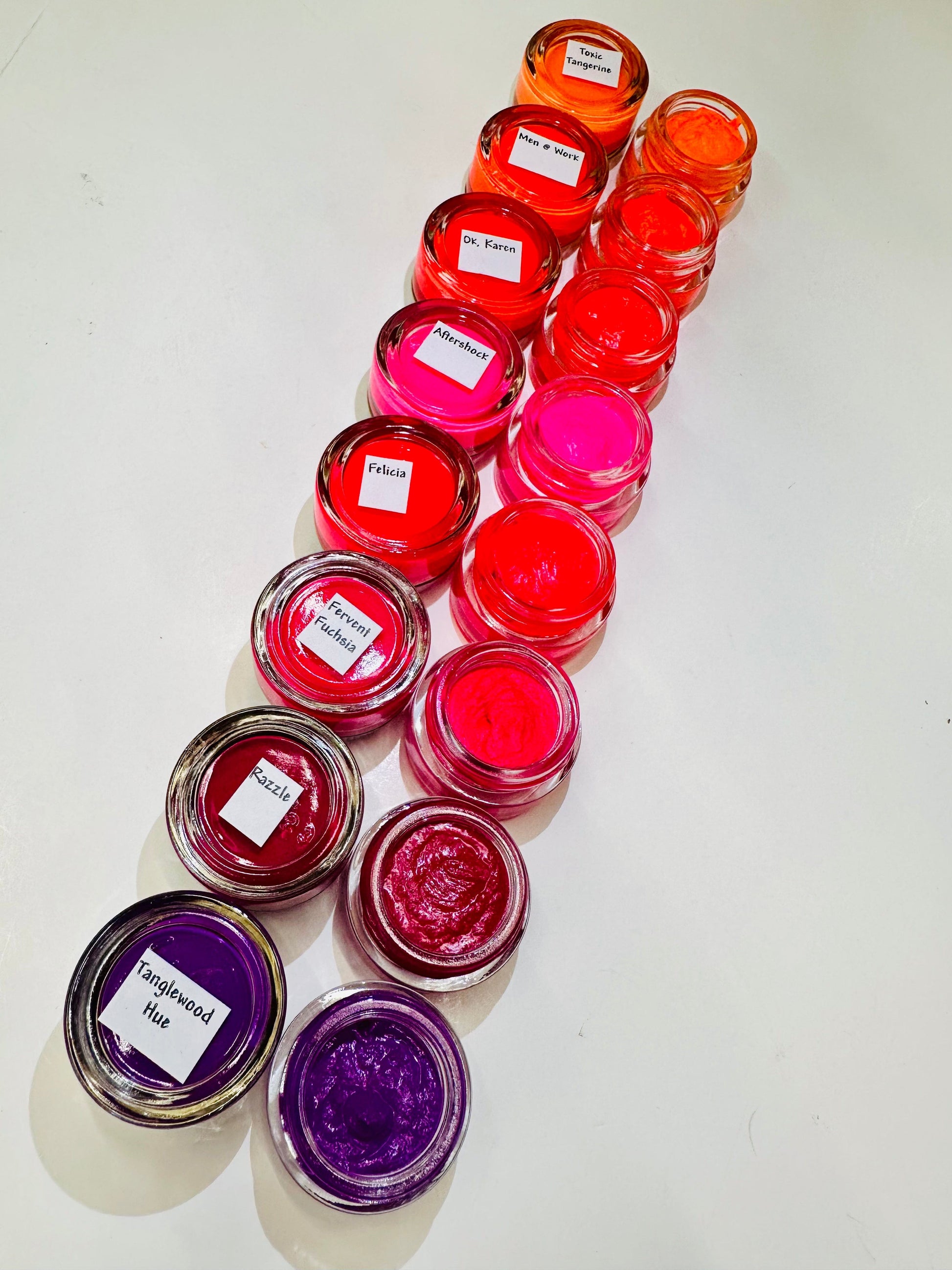 Miss Lillians Chock Paint Neon Waxes Multi NEON Gilding Wax Jewels (Sue's Sunset Collection)