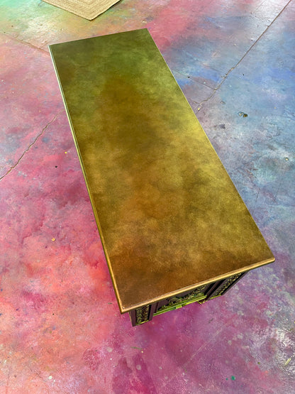 Tanglewood Works A Walk in the Woods Hand Painted Color Shifting Dresser by Tanglewood Sue A Walk in the Woods Hand Painted Color Shifting Dresser by Tanglewood Sue