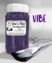 Load image into Gallery viewer, Tanglewood Works Craft Paint, Ink &amp; Glaze 8 Oz Sample Sue&#39;s Hues Porcelain Paint: VIBE
