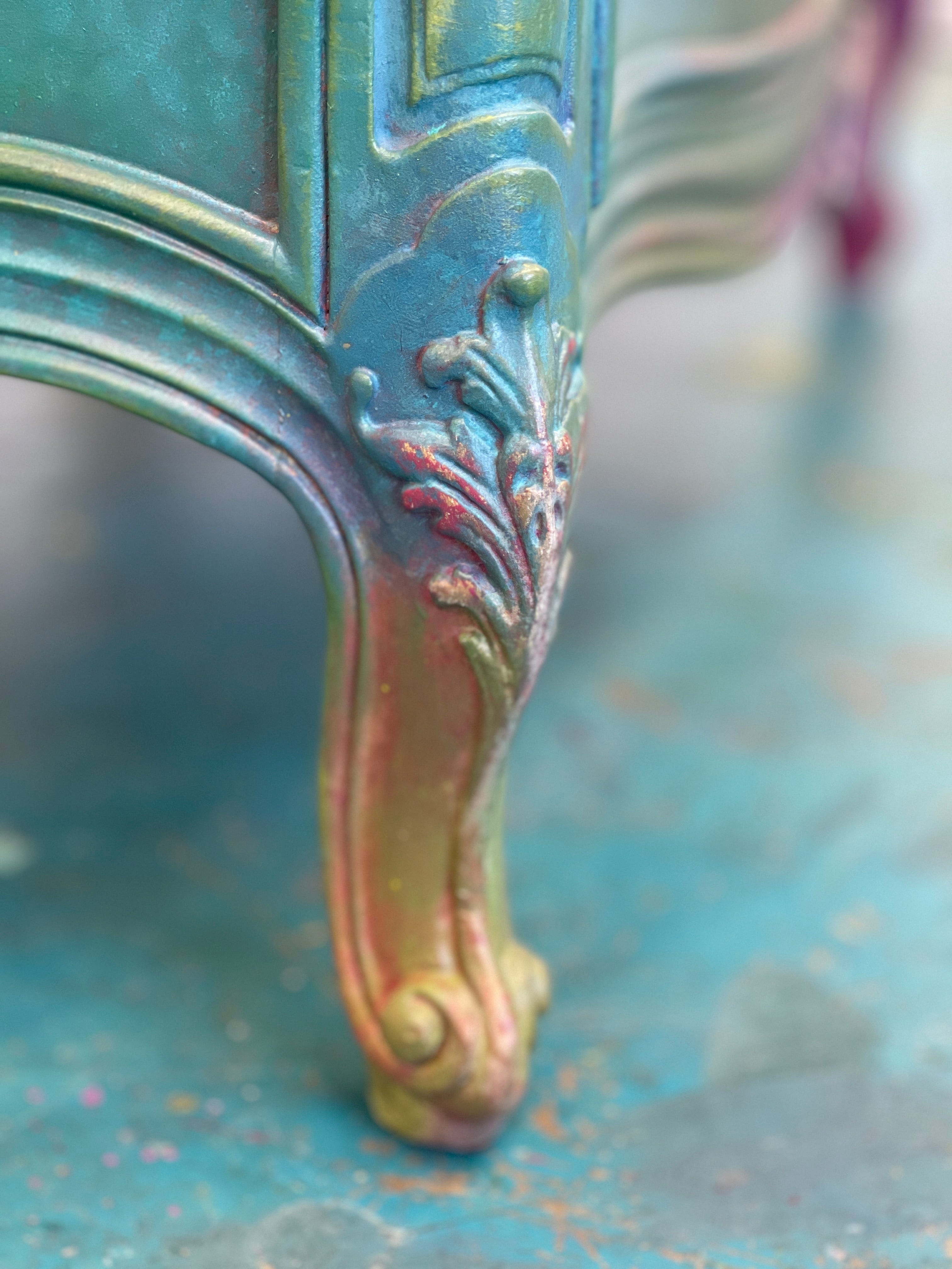 Custom Hand Painted Nightstand – Tanglewood Works