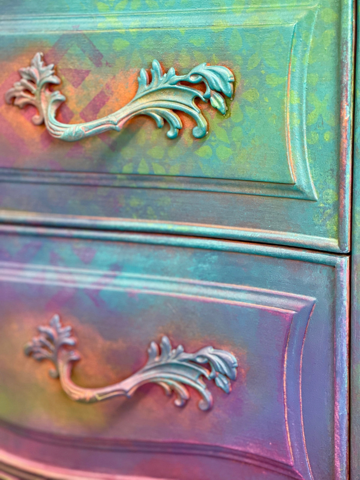 Custom Hand Painted Nightstand – Tanglewood Works