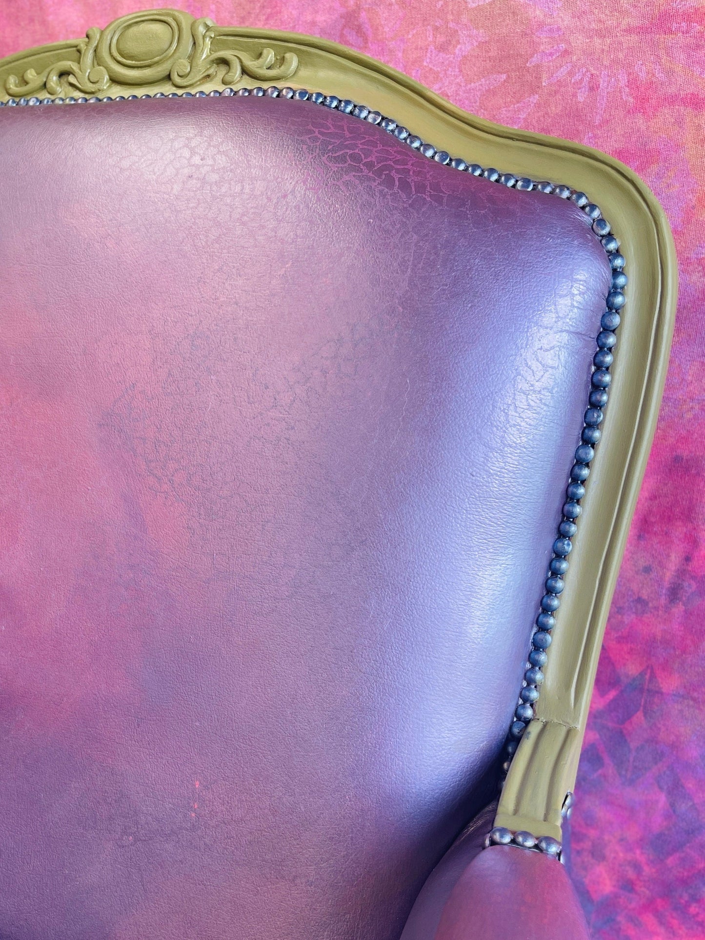 Tanglewood Works Metallic Lavender Chaise Metallic Lavender Chaise