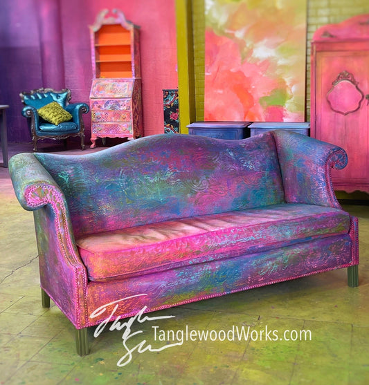 Tanglewood Works Painted Rage Couch
