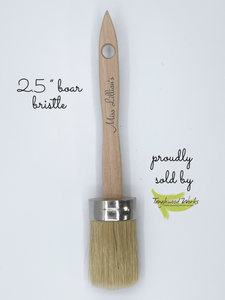 2.5 inch Boar Bristle Chalk Paint Brush – Tanglewood Works