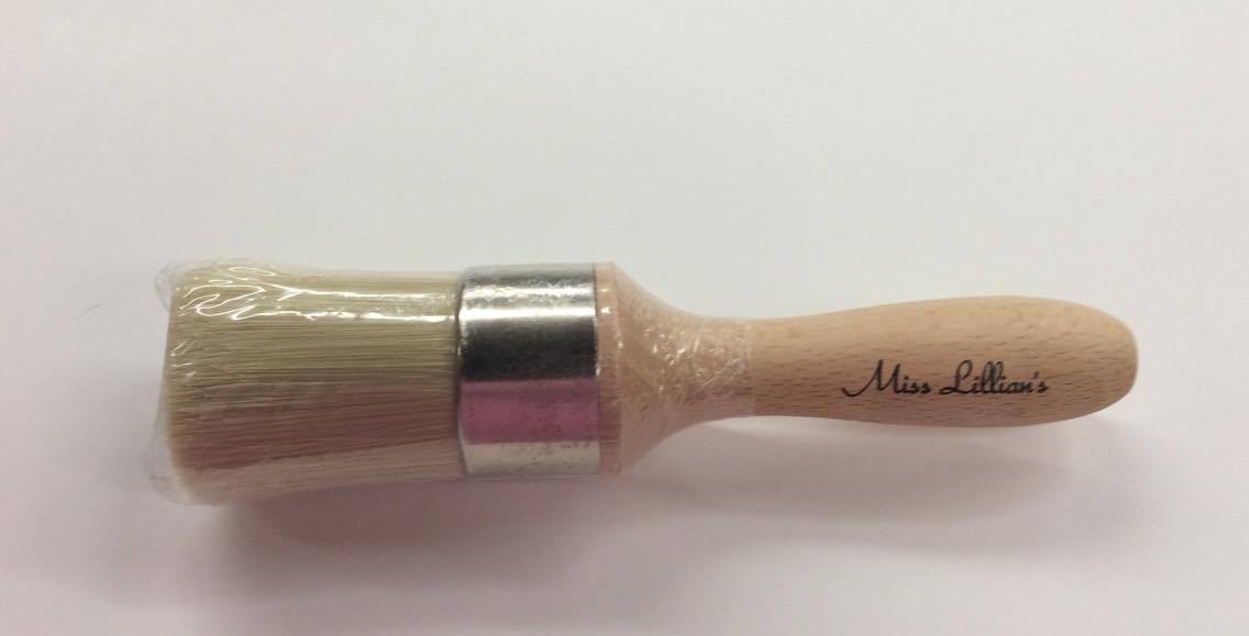 Round wax store paint brush