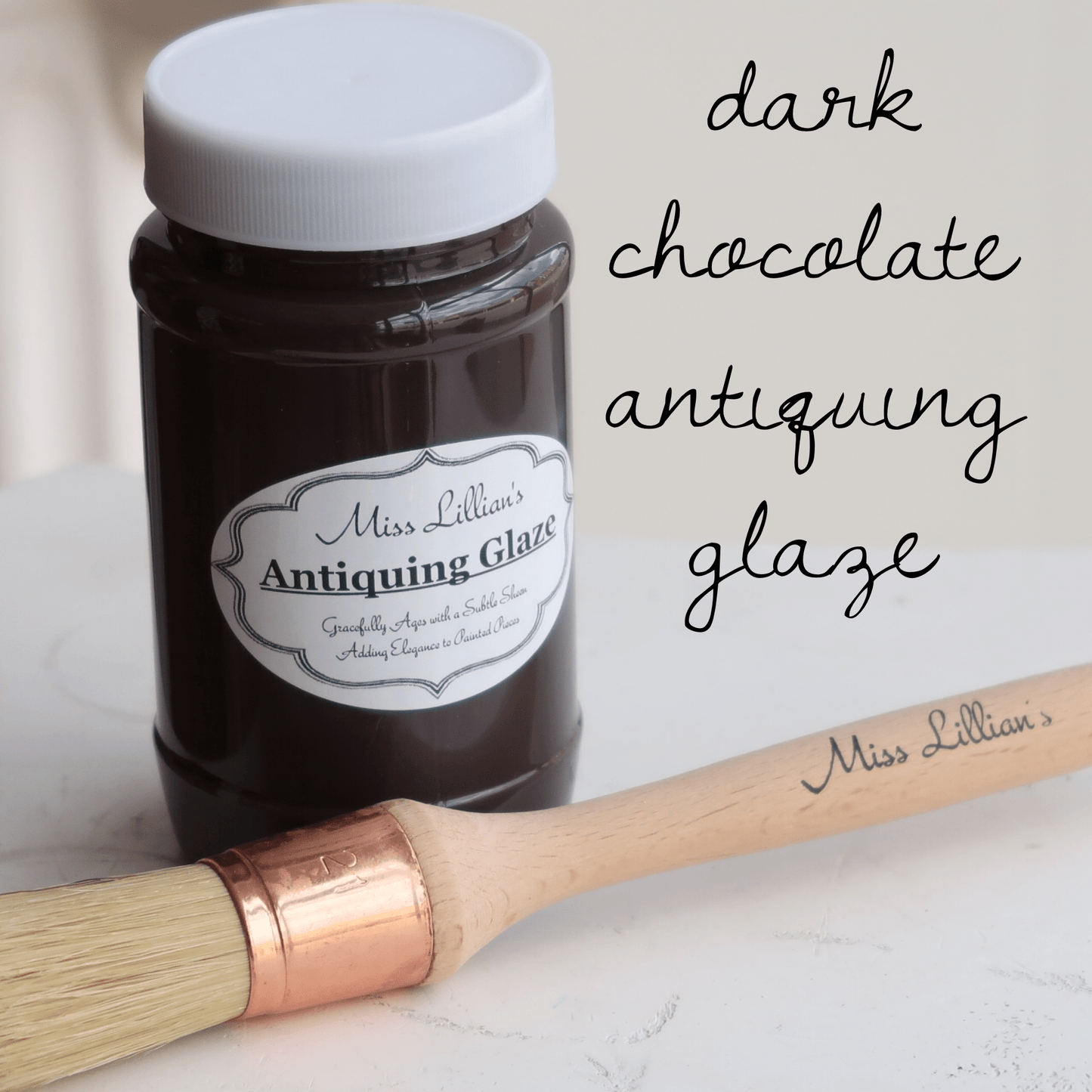 Miss Lillians Chock Paint Chock Paint Dark Chocolate Miss Lillian’s Antiquing Glaze