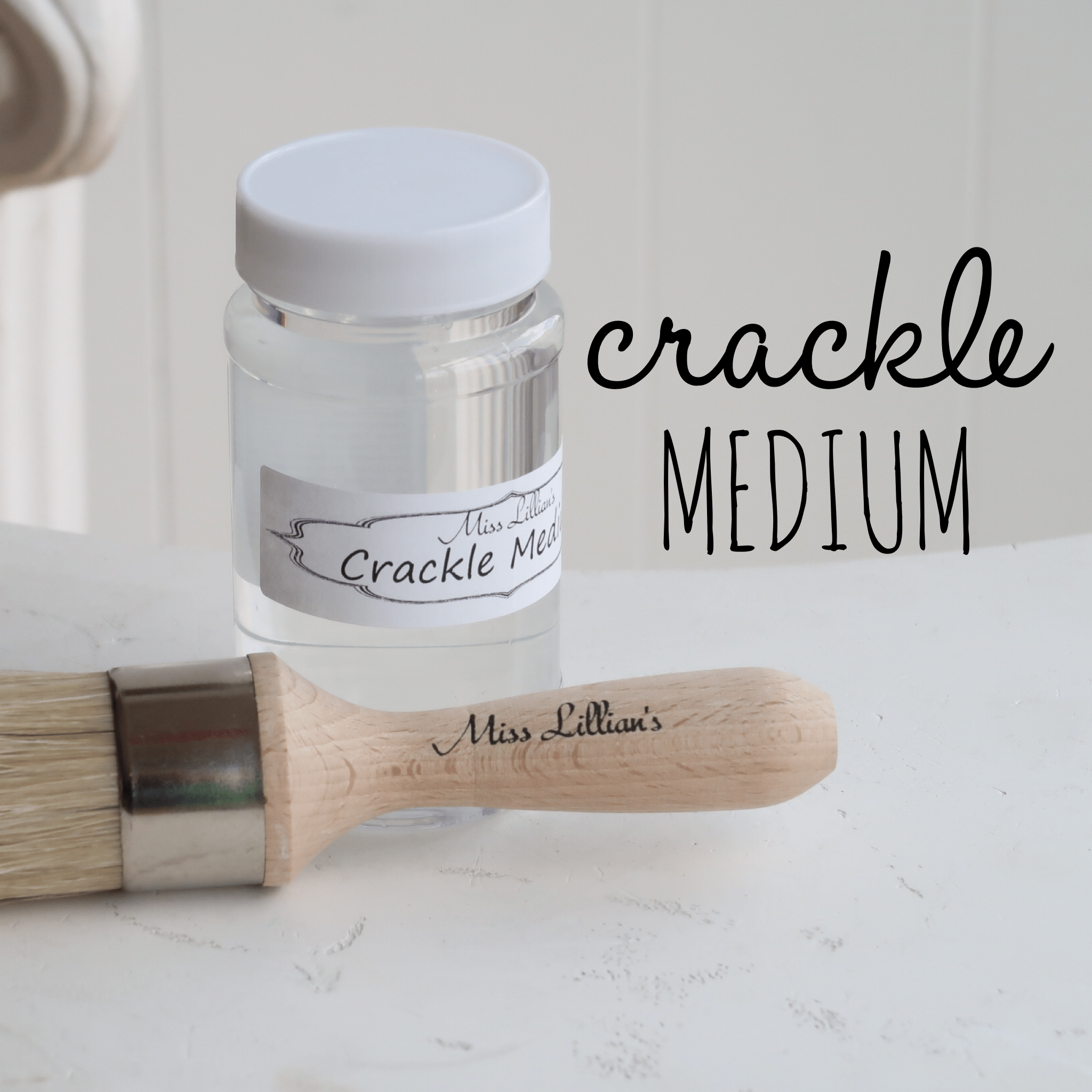 Crackle medium