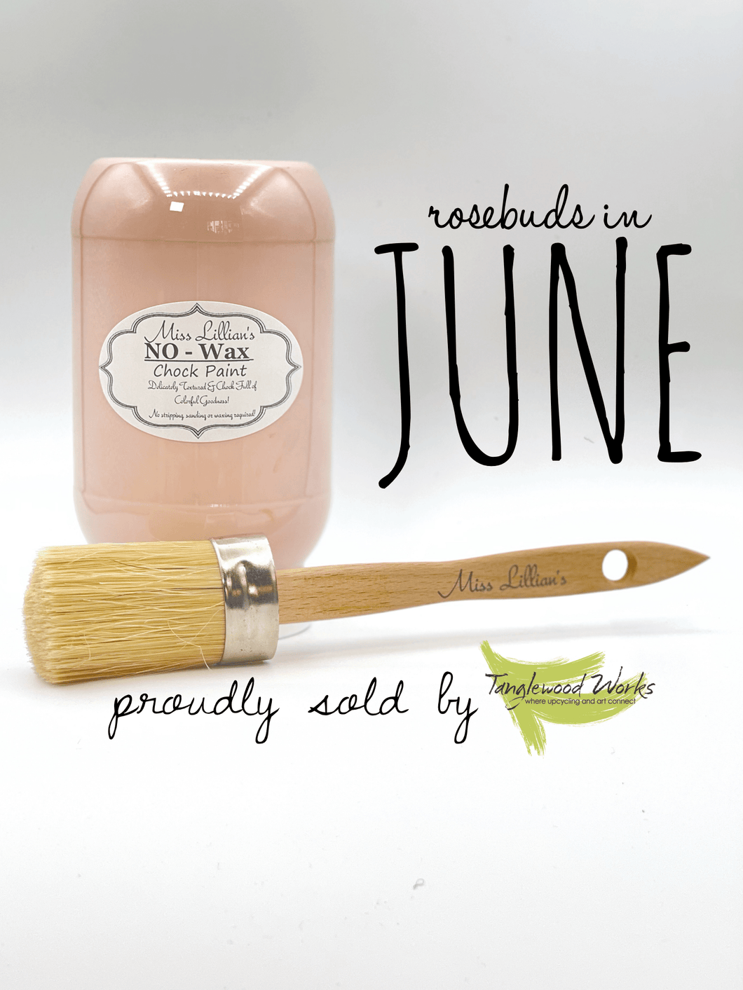 Miss Lillians Chock Paint Chock Paint Miss Lillian's NO WAX Chock Paint - Rosebuds in June