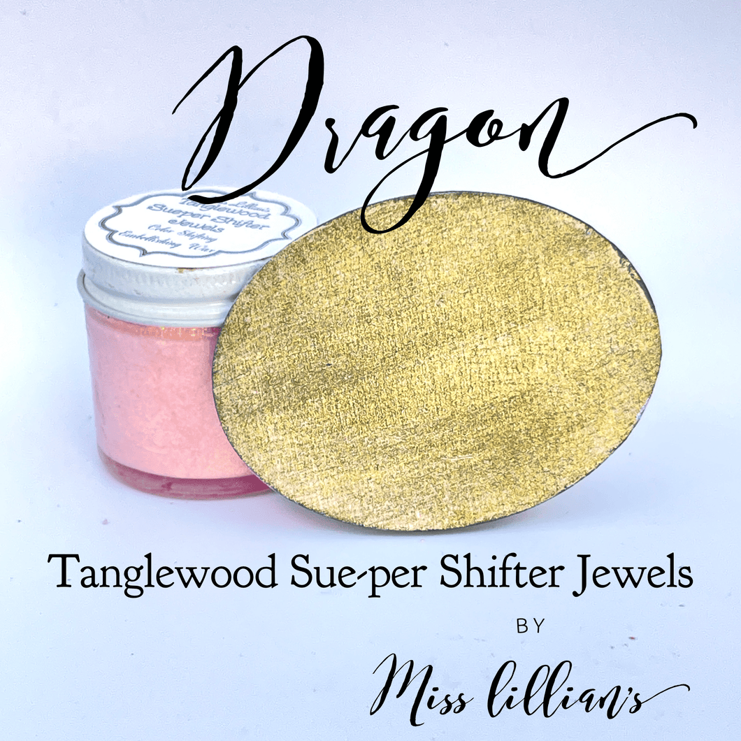 Miss Lillians Chock Paint Craft Paint, Ink & Glaze DRAGON Tanglewood Sue-per Shifter Jewels