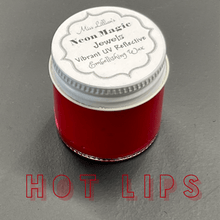 Load image into Gallery viewer, Miss Lillians Chock Paint Neon Waxes HOT LIPS-NEON Gilding Wax Jewels (Bright Red)
