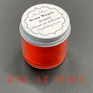 Miss Lillians Chock Paint Neon Waxes MEN AT WORK-NEON Gilding Wax Jewels (Neon Orange)