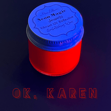 Load image into Gallery viewer, Miss Lillians Chock Paint Neon Waxes OK KAREN-NEON Gilding Wax Jewels (Red-Orange)
