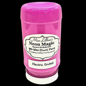 Tanglewood Works 8oz ELECTRIC ORCHID-NEON No Wax Chock Paint (Pink purple)