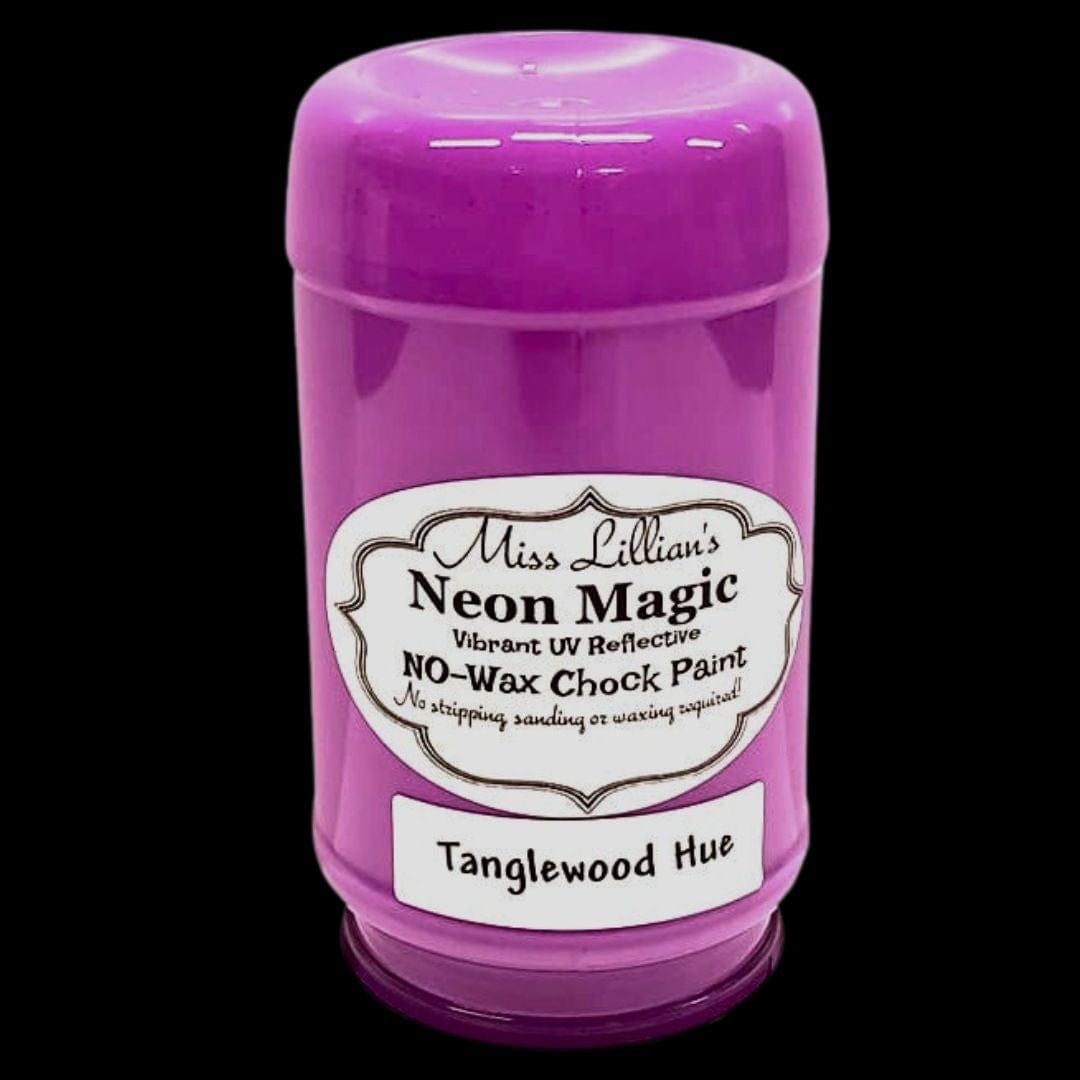 Tanglewood Works 8oz TANGLEWOOD  HUE -NEON No Wax Chock Paint (Bright Purple)