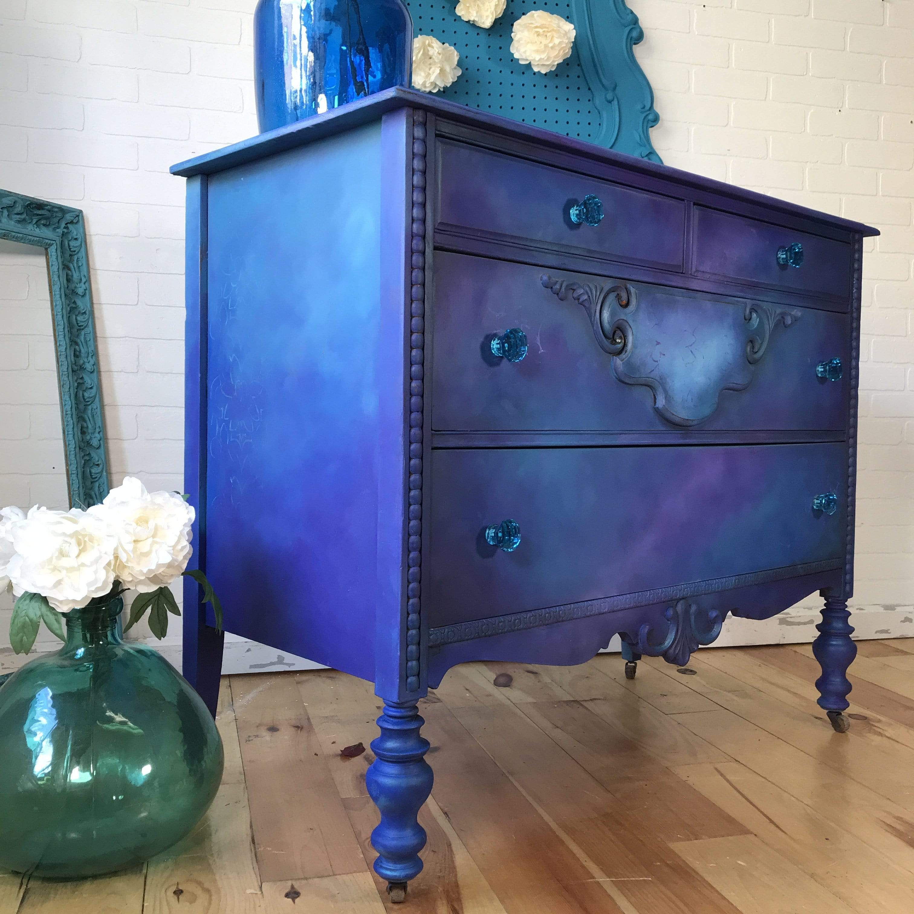 Custom store painted dresser