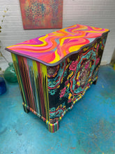 Load image into Gallery viewer, Tanglewood Works Sugar Skull Neon Dresser
